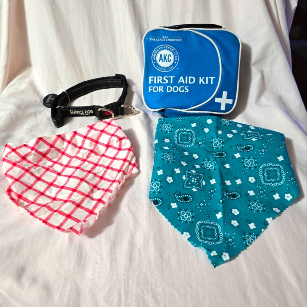Dog first aid kit and collar